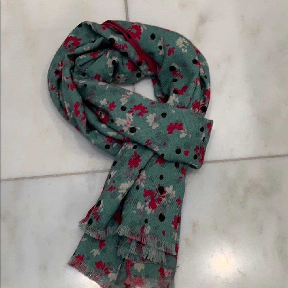 VALENTINO wool scarf RED label
